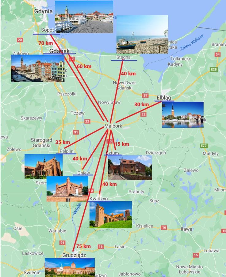 Apartament Wiosenna Malbork Exteriör bild